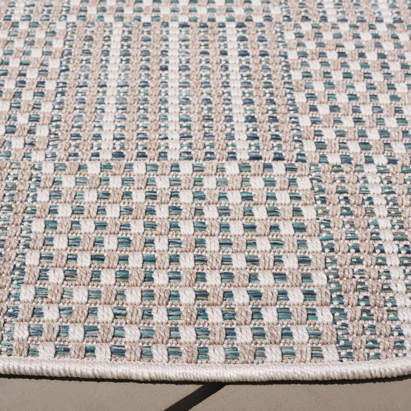 Tapis intérieur / extérieur en sisal Ryalson, Rond 6 pi 7 po