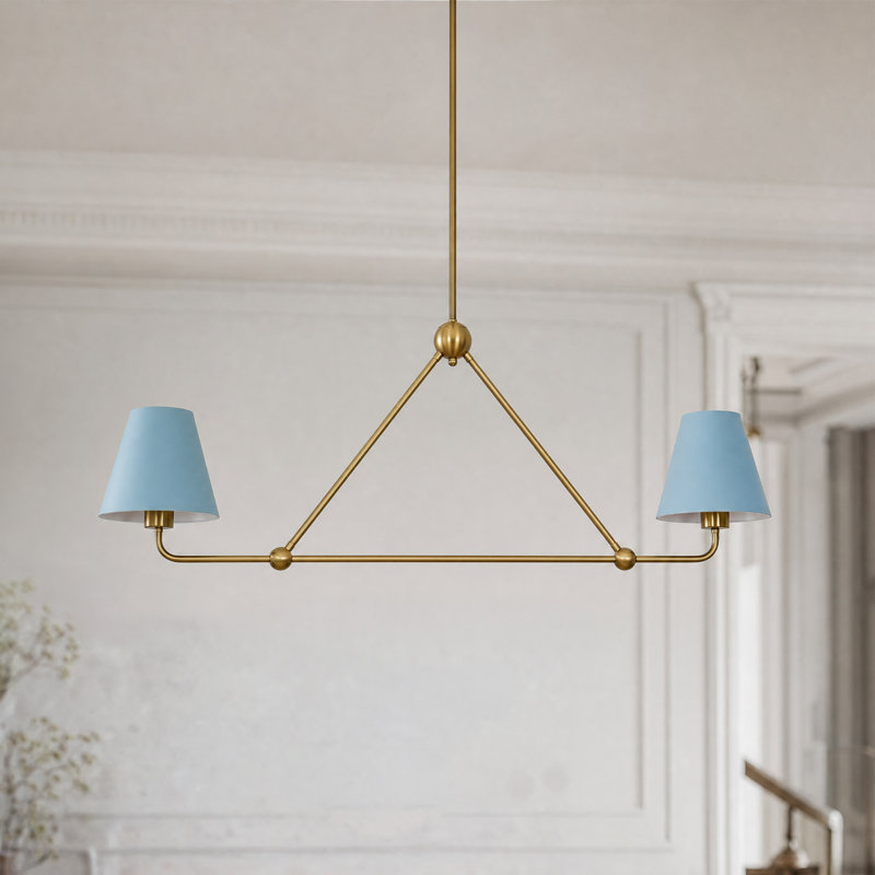 Rome 2-light Dining Pendant Light, Blue