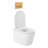 Arnelle Dual Flush Wall Mounted One Piece Elongated Chair Height Toilet with Actuator Plate Flush-101645078