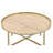 Chic And Modern Coffee Table With Sturdy Metal Base And Versatile Design
