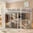 White Wood-Grain, Queen Size, Loft Bed, Wardrobe, Desk, Storage, Smooth Assembly Queen, Space, Sleeping Space