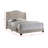 Aquira Upholstered Eastern King Wingback Bed Beige-1701799765-1701799760