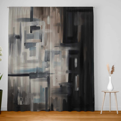 Nought Blackout Window Curtain Pair - Home Decor Essentials