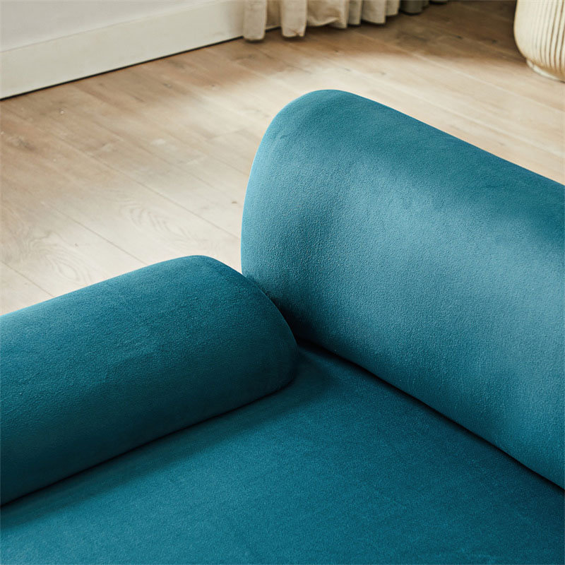 Canapé modulaire Demba, Tissu bleu