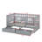 Wooden Daybed Featuring Fence-Style Guardrails And Two Built-In Drawers-144253082-144253076
