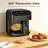 Electactic 5Qt Pfas-Free Glass Air Fryer - 1550W, 8 Presets, 360° Visible Cooking, Dishwasher-Safe-123099836