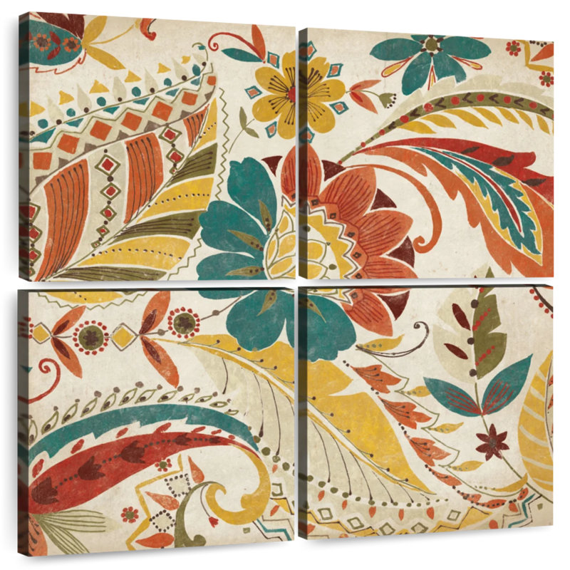 Kerner Boho Paisley Spice I, H 32 po x l 32 po
