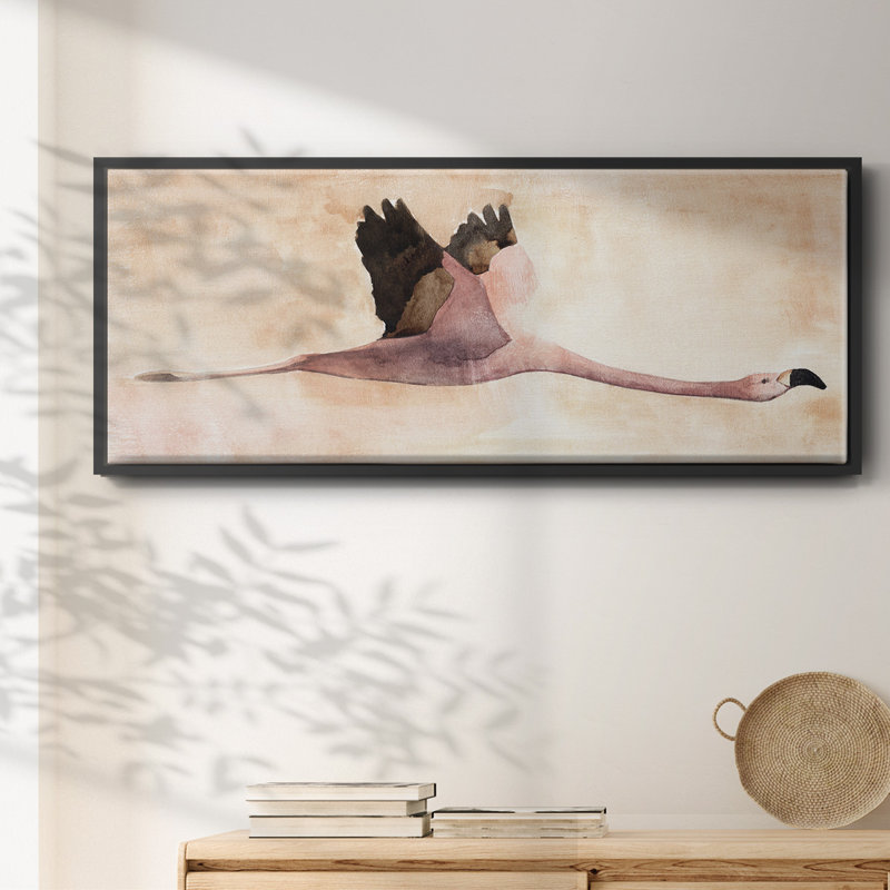 Touching Down II- Framed Canvas, 20" H x 50" W