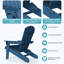 Ensemble de chaises d'extérieur pliantes Adirondack-1478044658