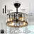 Zhayden 18“ Remote Control 3-Speed Ceiling Fan Light with Timer Function