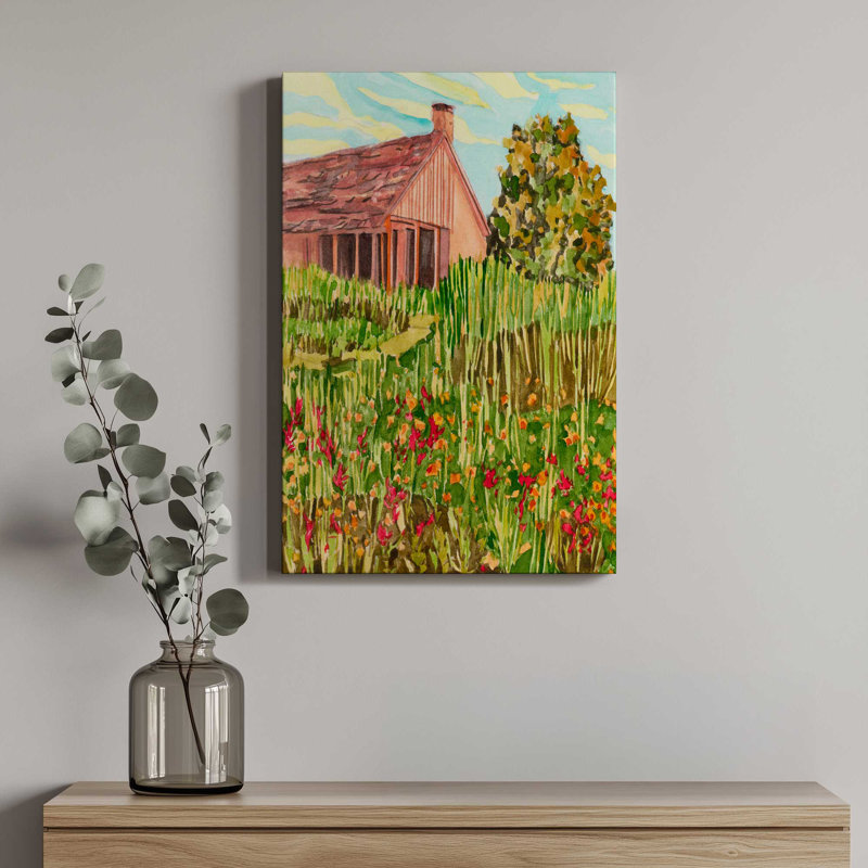 «Where the wind S'arrange II» par Melissa Wang, reproduction d'art sur toile, 18" H x 24" W