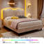 Cadre de lit avec tête de lit, cadre de lit avec lumières DEL-365709036-365709037