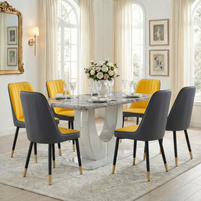 Rectangular 62.99'' L X 35.43'' W Dining Table Set