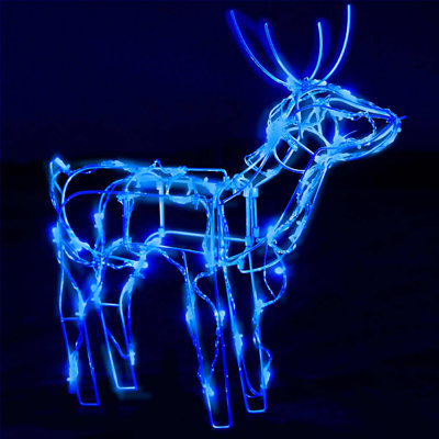 Outdoor 299 LED Lit Christmas Reindeer Family 3Pc Set,