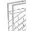 Barolo Floor Wine Bottle Rack Silver