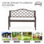Avenelle Steel Park Bench