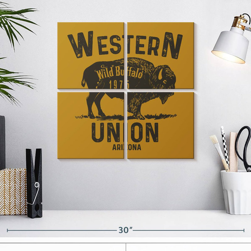 Brampt Western Union Arizona, H 18 po x l 18 po