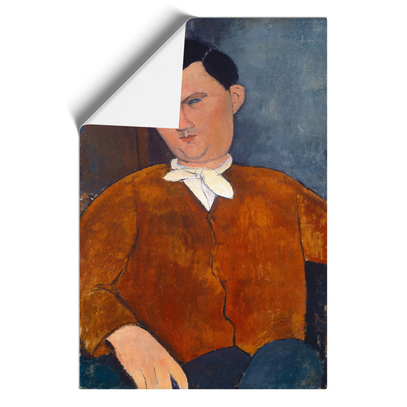 Monsieur Deleu by Amedeo Modigliani - Frameless Print, 42cm H x 30cm W x 0.1cm D