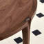 Table de bout ronde en noyer noir-107124058