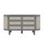 Lit escamotable contemporain avec rangement caché et motif tissé moderne-1807598553-1807598552
