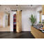 Solid Oak Barn Door with Single Bi-Folding System-105091975