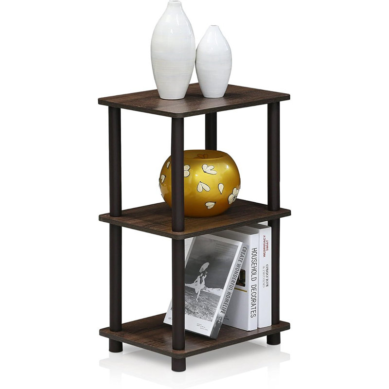Khloe 15'' W Manufactured Wood Shelving Unit, Walnut/Brown