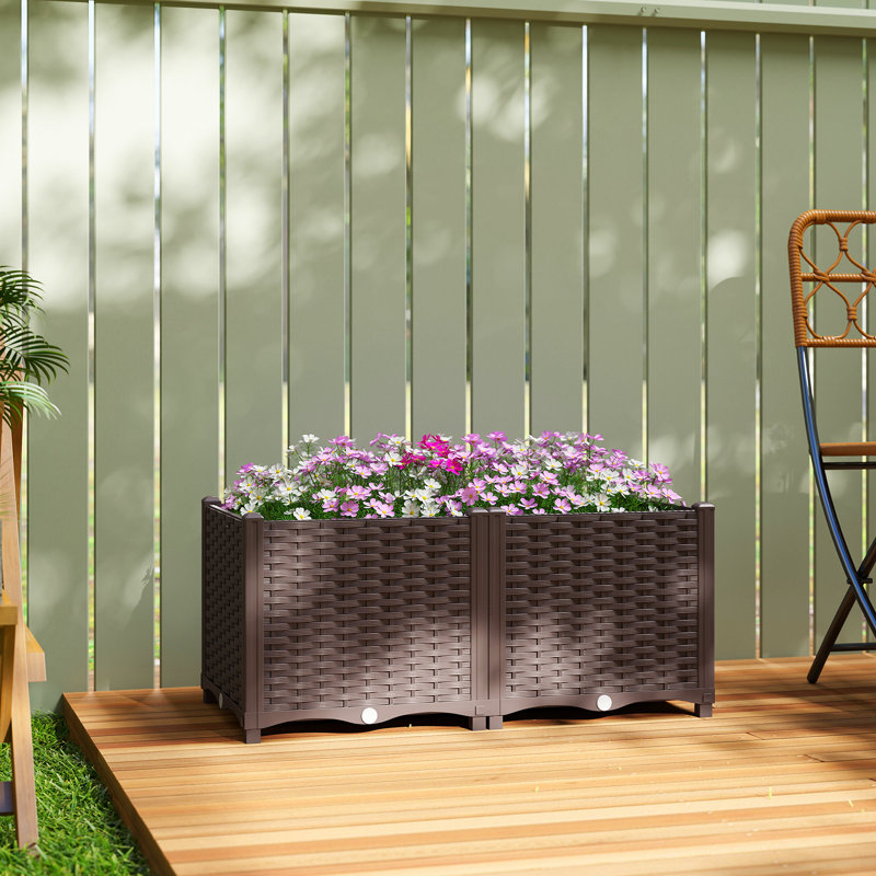 Raised Garden Bed, 37cm H x 80cm W x 40cm D