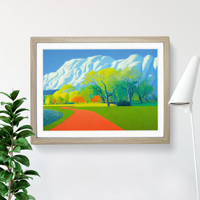 Spring Landscape Forest - Single Picture Frame Print