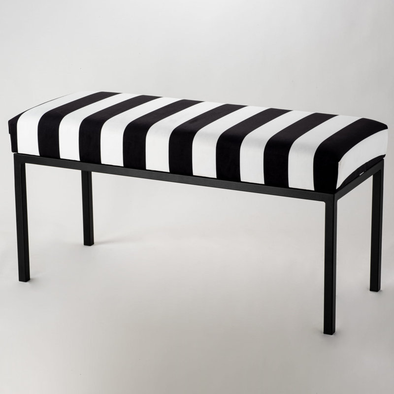 Exzavion Velvet Upholstered Bench, H40 x W100 x D30cm