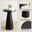 Black Side Table Sofa End Table
