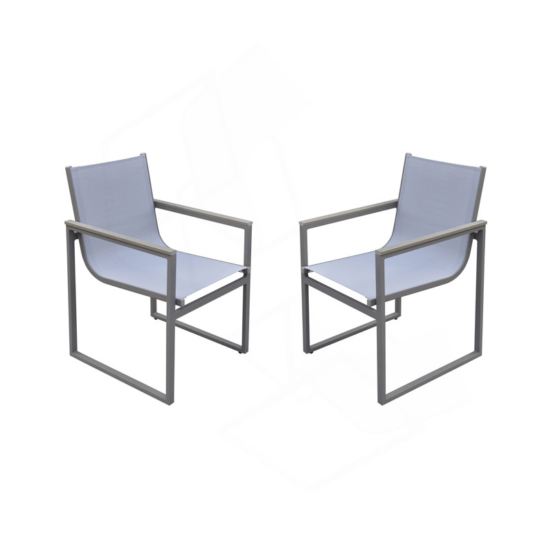 Ensemble de 2 chaises de patio Herra