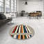 Tapis contemporain gris / rouge / beige Candida-34273650