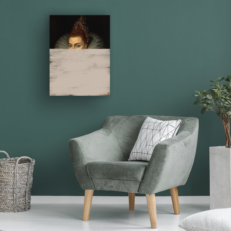 Art moderne sur toile, bolologien, H 19 po x l 14 po