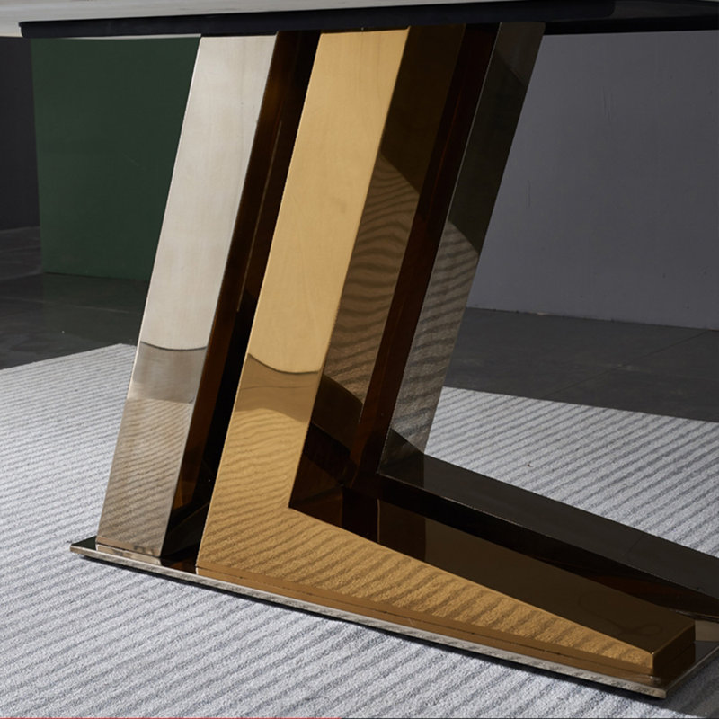 Ensembles de table de salle à manger minimalistes de style italien,  H 29,5 po x L 63 po x l 35,4 po