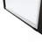 Matted Black Universal Pivot Shower Door - 1/4" Tempered Glass, 1 3/8" Adjustable, Stable System, Leak, Easy To Up Door, Clear 36000 Times Functionality Test, Install Method