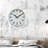 Factory Station Metal 17.71" Wall Clock-50887392