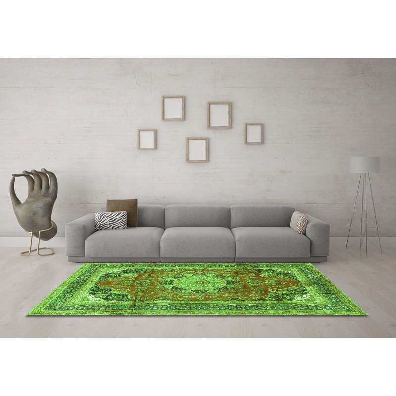Performance Oriental Indoor Rug, Round 6'