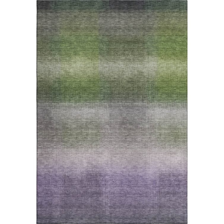 Premium Machine Washable Lubbers AMF1735 Squares Rug