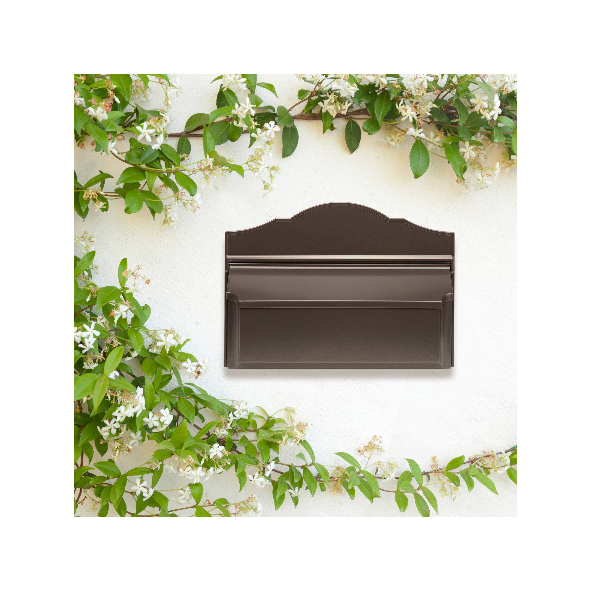 Wall Mounted Mailbox, Brown