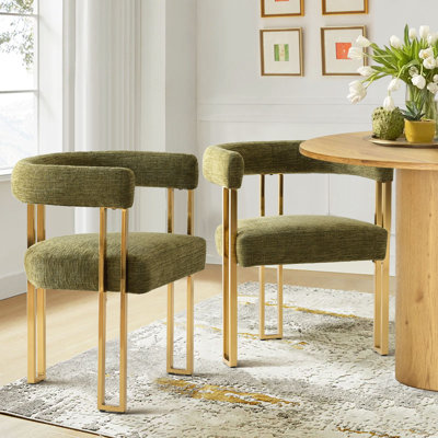 Chaise de salle à manger rembourrée 18 po