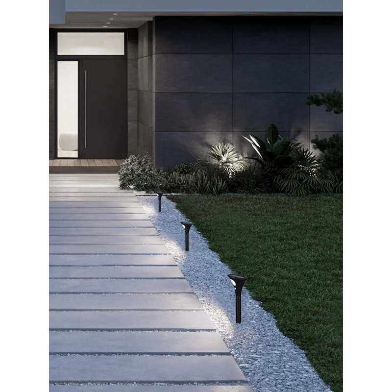 Led Solar Pathway Landscape Light, Motion Sensor, 6500k Pure White