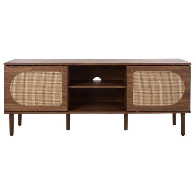 Maser 59.02'' W TV Stand, Walnut/Natural