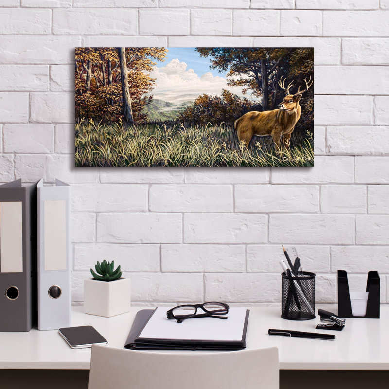  «King of the Blue Ridge» par Campbell Frost, art mural sur toile, 24 po x 12 po