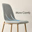Chaise d'appoint rembourrée en tissu-1606659676