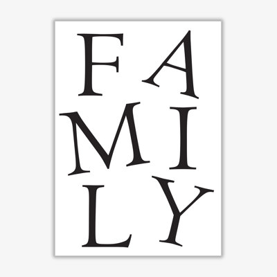 Family - Print