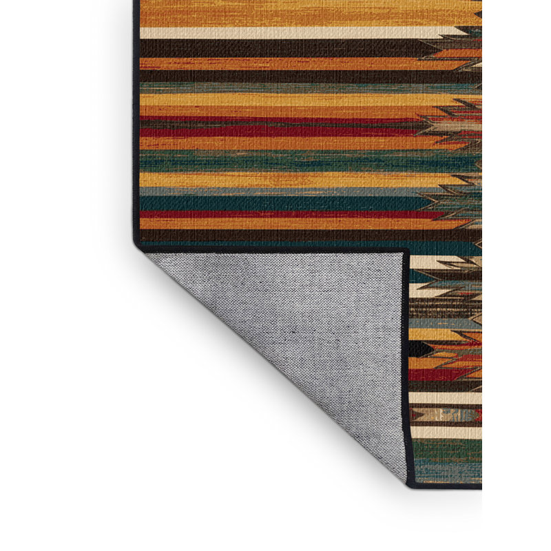  Tapis lavable peint style désert du sud-ouest, Tapis de couloir 2 pi x 4 pi