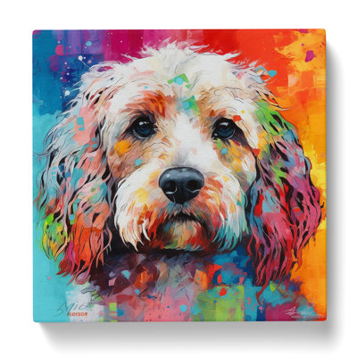 Cockapoo Colour Field Painting - Print