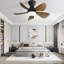 74cm Ceiling Fan with LED Lights-1015486510-1015486505