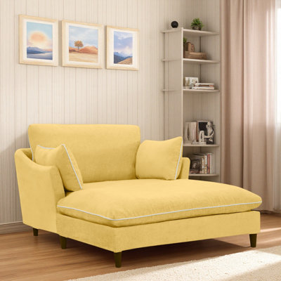 Chaise longue moderne avec coussins