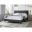 Linen Bed with Tufted Headboard-434920676-405671602